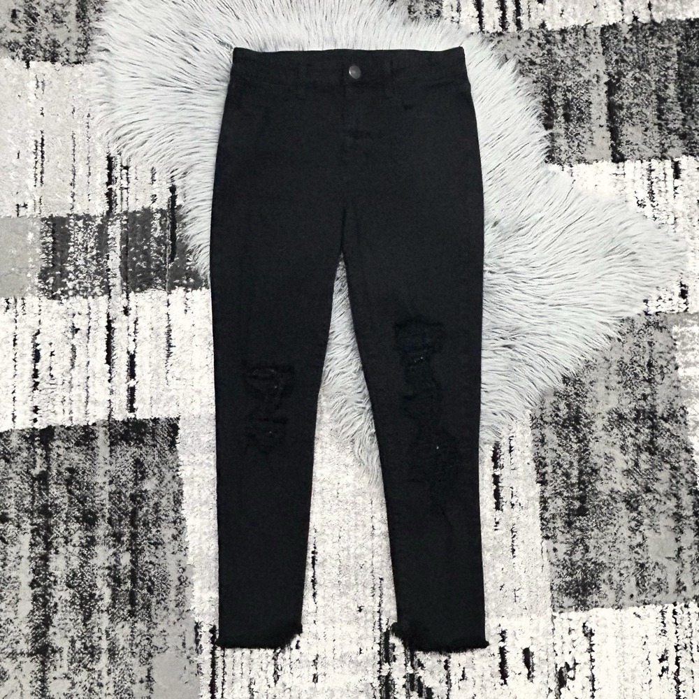 AMERICAN EAGLE Jeans Women's 10 Regular Hi Rise Jegging Crop Distressed Denim